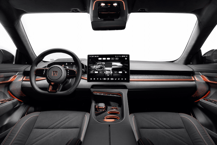 Zeekr 001 interior - front