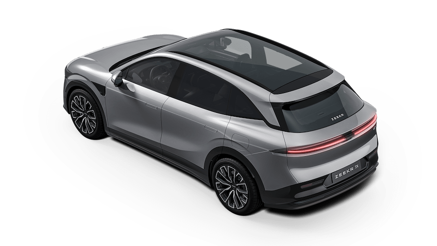 Zeekr 7X studio - three quarters rear left